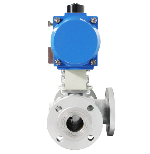 Pneumatic Three-Way Flange Ball Valve Feature Image